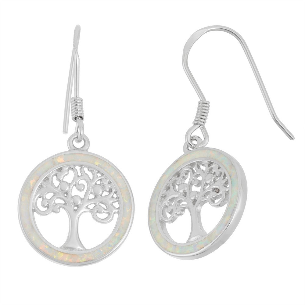 Opal Tree of Life Earrings - Silvadi