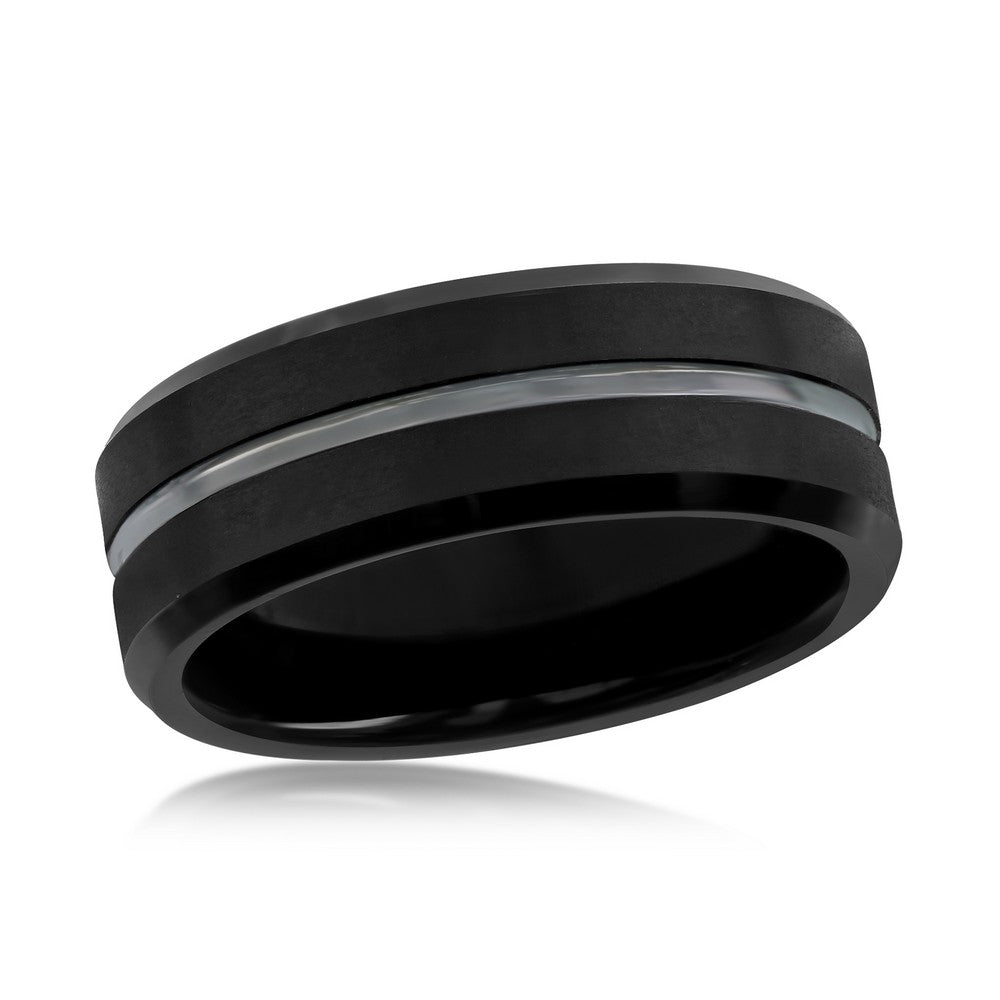 Black Tungsten Ring | Matte Tungsten Ring | Silvadi