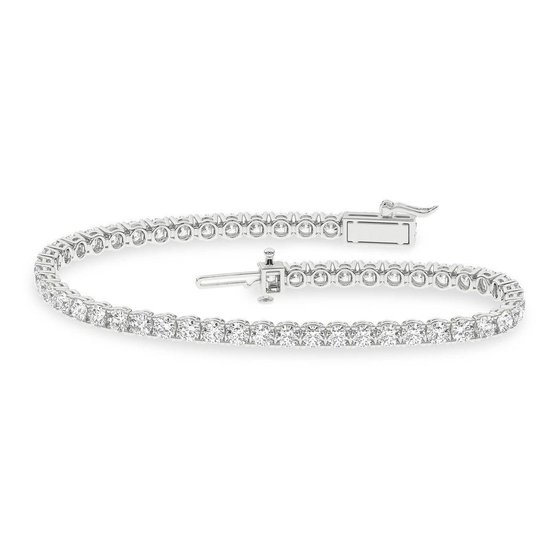 Silvadi natural diamond tennis bracelet in 14K white gold Aurora Colorado
