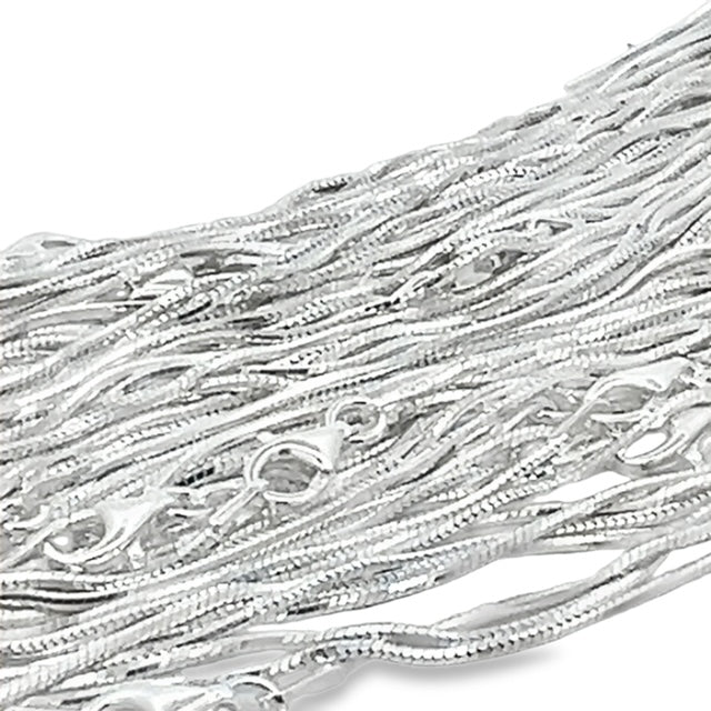 Italian Diamond Cut Snake Chain - 1.0 mm Thick