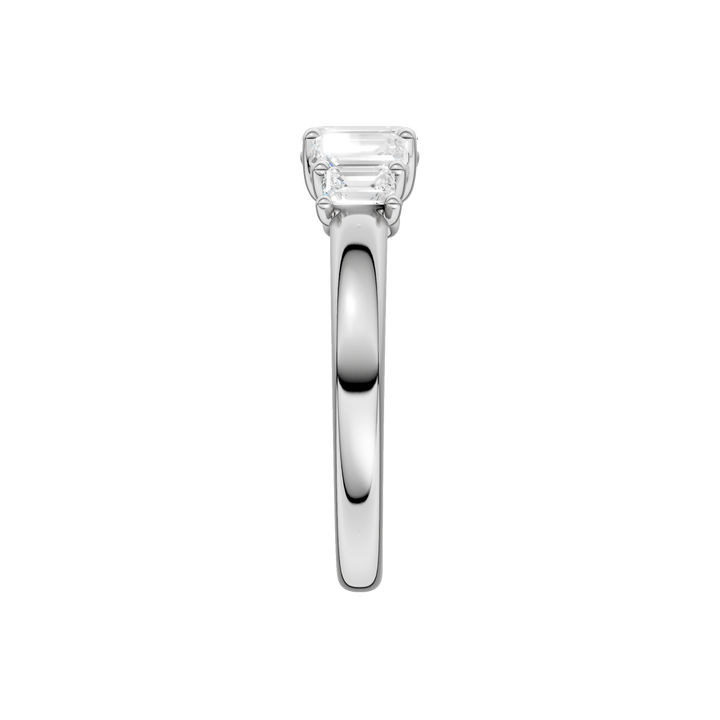 5 - Stone Graduated Band (Emerald) in 14K White Gold – Silvadi Jewelry Aurora CO