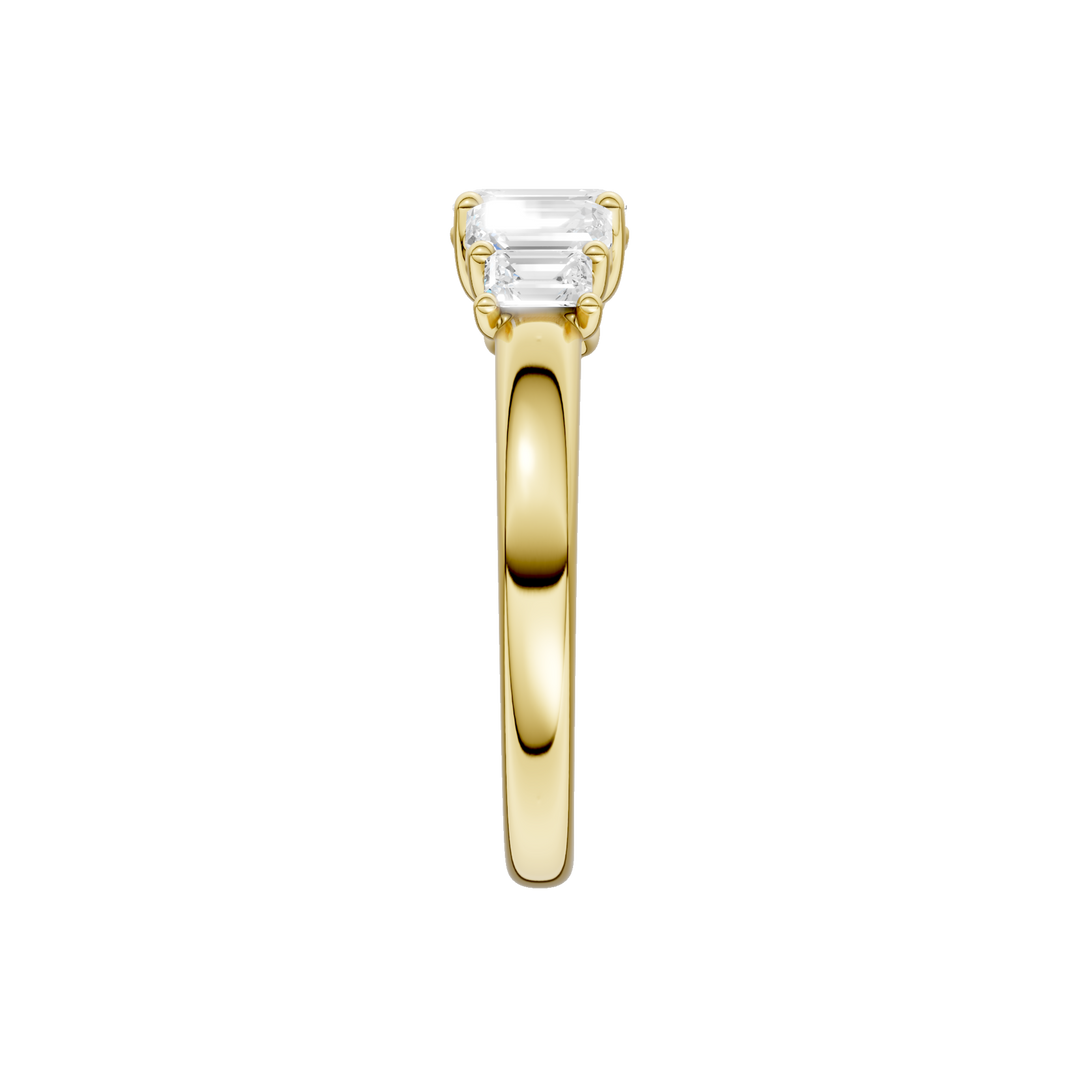5 - Stone Graduated Band (Emerald) in 14K Yellow Gold – Silvadi Jewelry Aurora CO