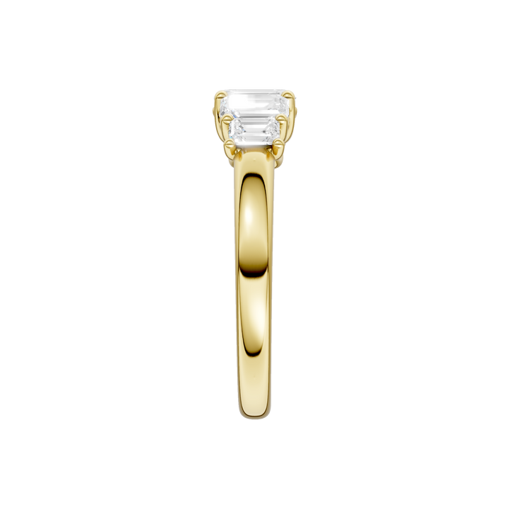 5 - Stone Graduated Band (Emerald) in 14K Yellow Gold – Silvadi Jewelry Aurora CO