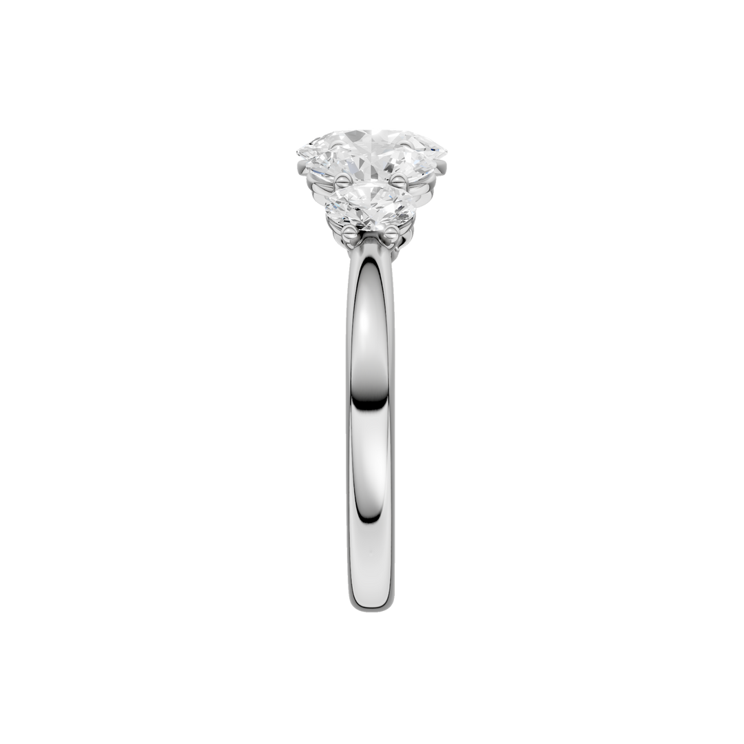 5 - Stone Graduated Band (Oval) in 14K White Gold – Silvadi Jewelry Aurora CO