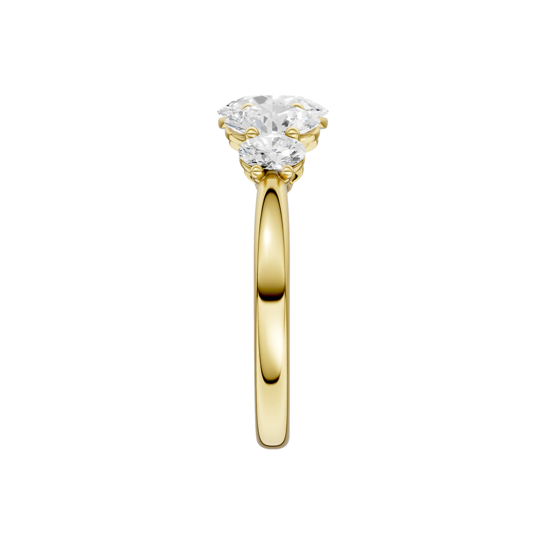 5 - Stone Graduated Band (Oval) in 14K Yellow Gold – Silvadi Jewelry Aurora CO