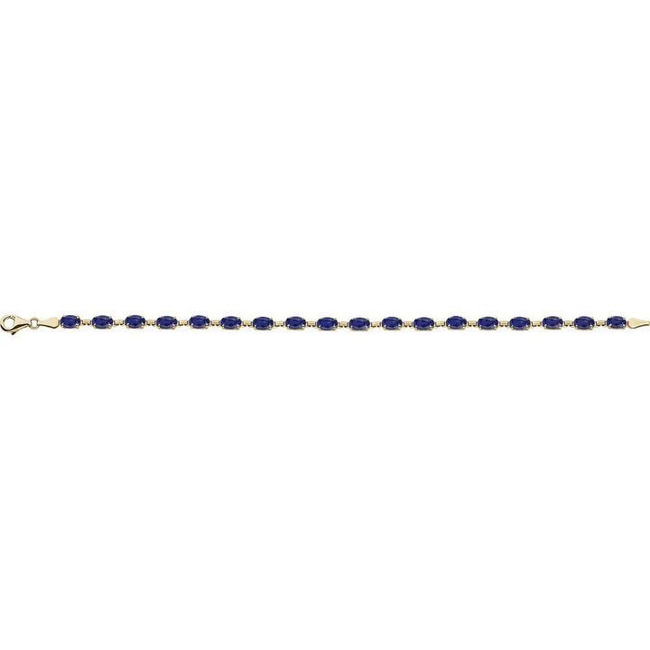 Sapphire Isle Oval Bracelet in 14K gold