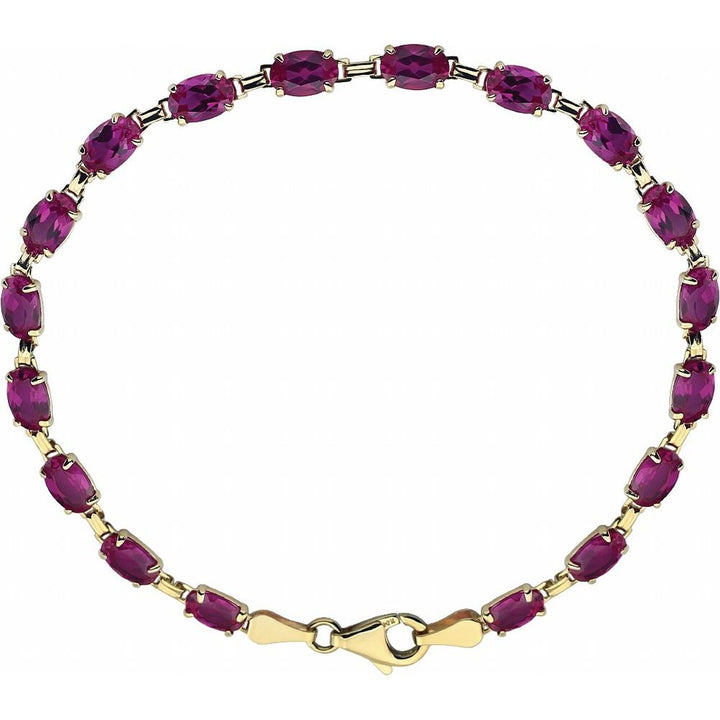 Ruby Road Oval Bracelet in 14K gold