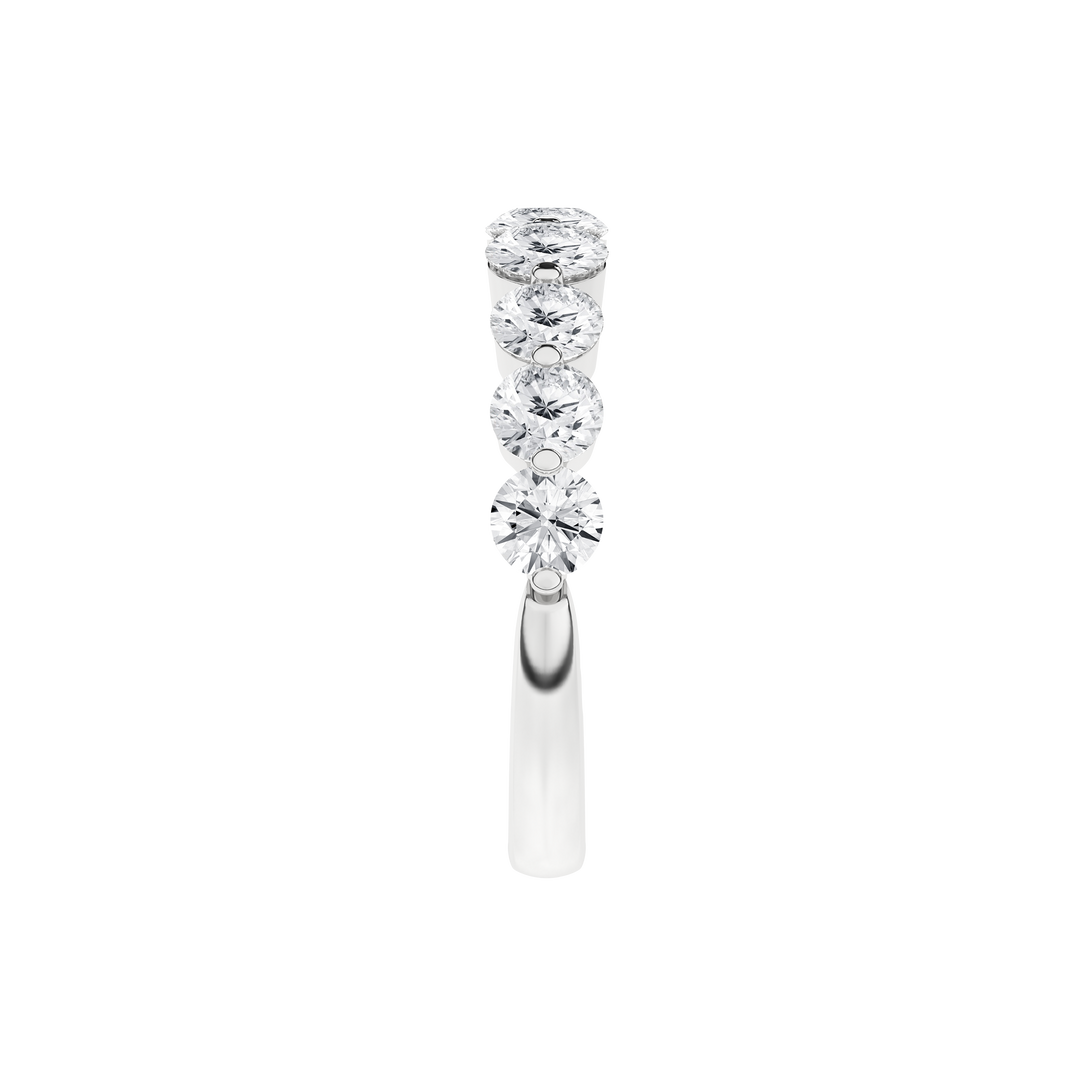 9-Stone Anniversary Band (Round) in 14K White Gold – Silvadi Jewelry Aurora CO