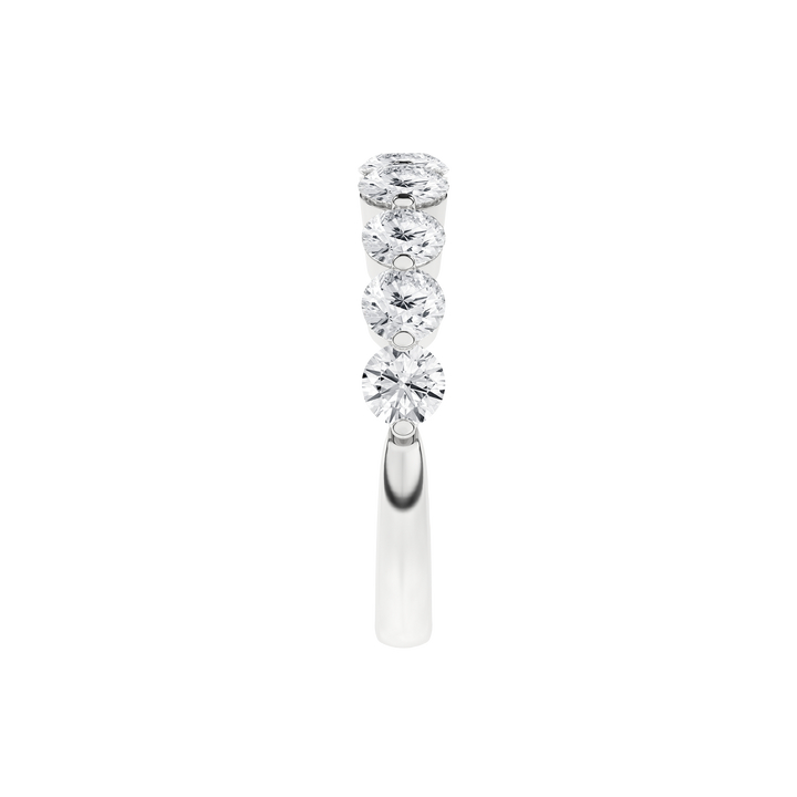 9-Stone Anniversary Band (Round) in 14K White Gold – Silvadi Jewelry Aurora CO