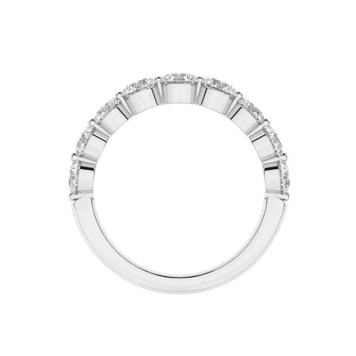9-Stone Anniversary Band (Round) in 14K White Gold – Silvadi Jewelry Aurora CO