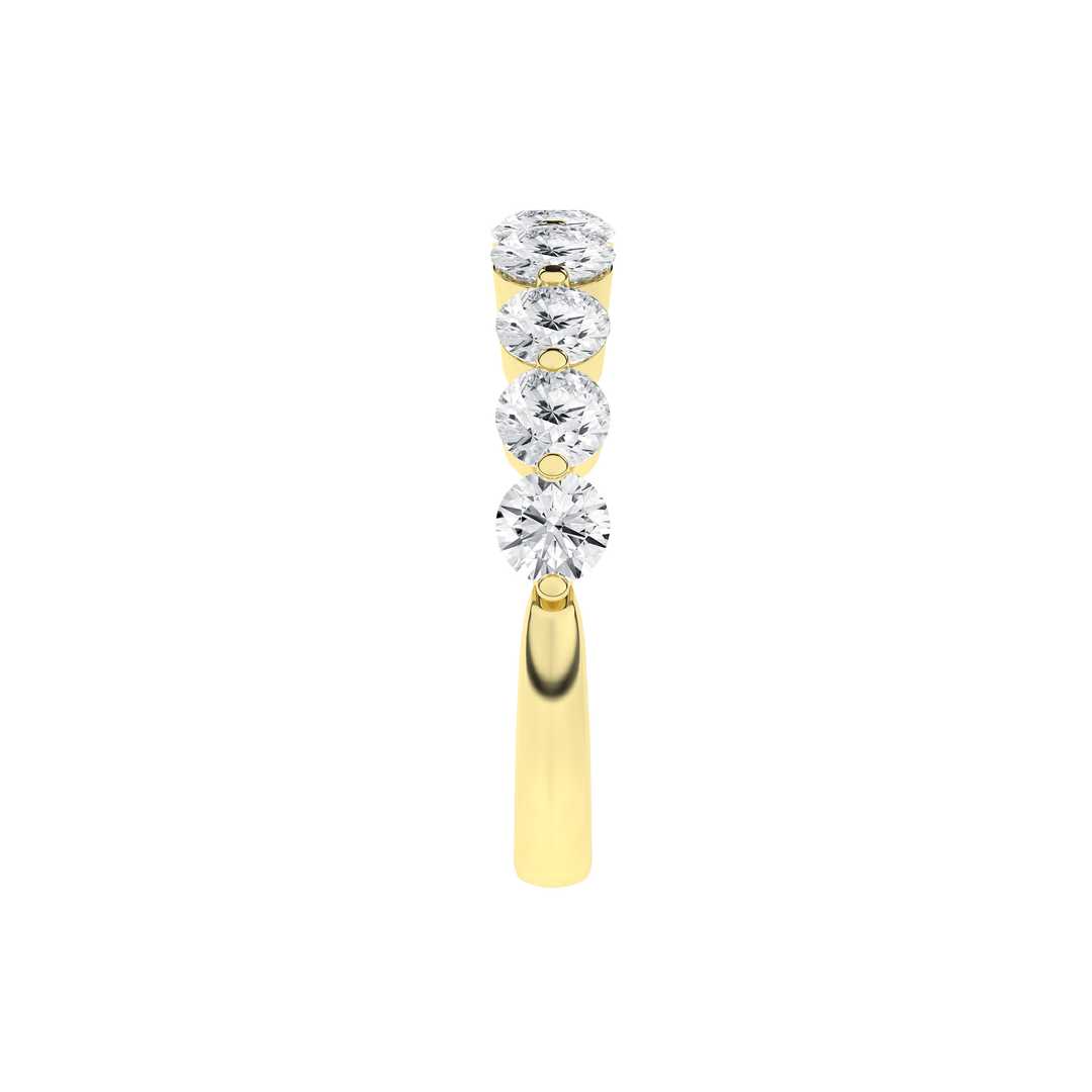 9-Stone Anniversary Band (Round) in 14K Yellow Gold – Silvadi Jewelry Aurora CO