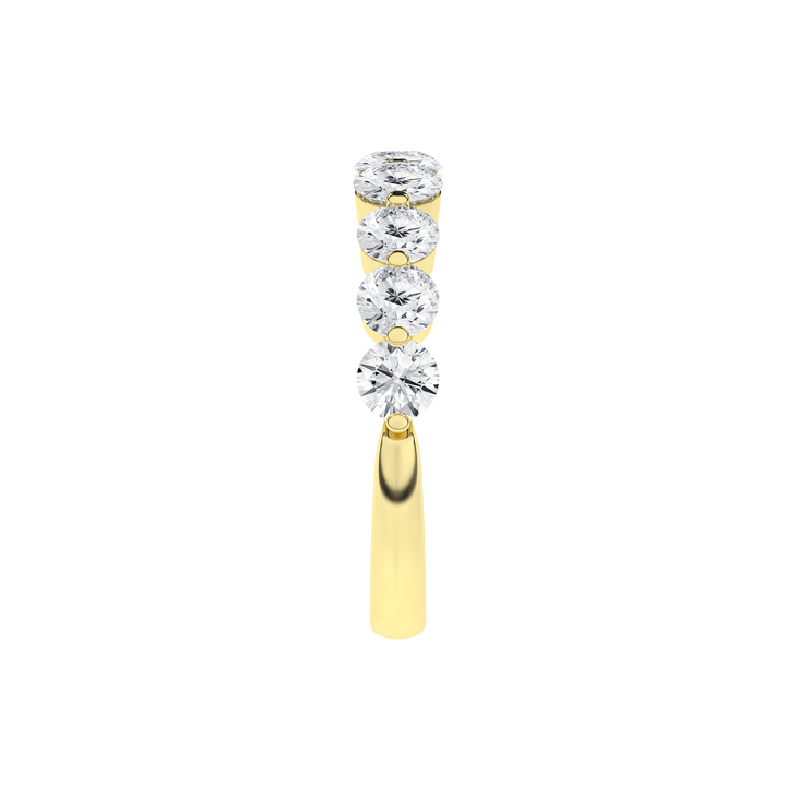 9-Stone Anniversary Band (Round) in 14K Yellow Gold – Silvadi Jewelry Aurora CO