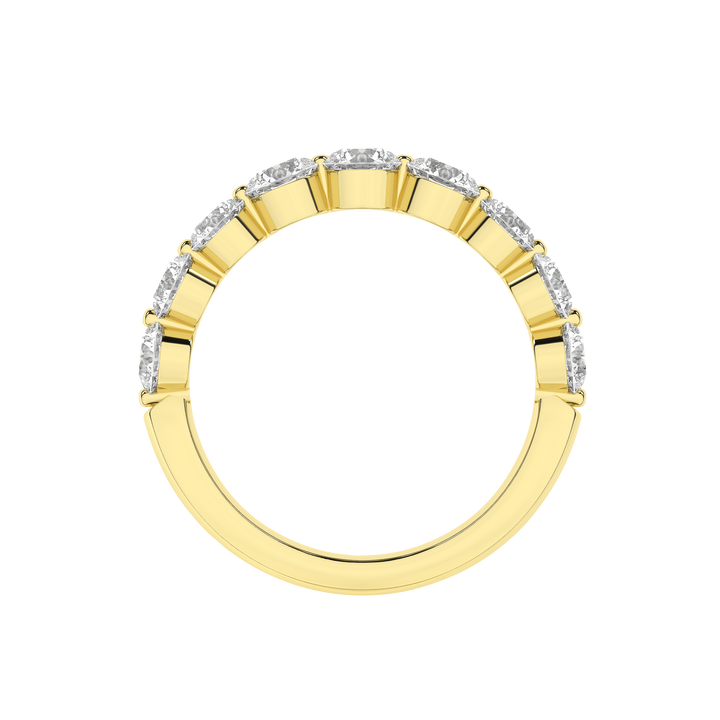 9-Stone Anniversary Band (Round) in 14K Yellow Gold – Silvadi Jewelry Aurora CO