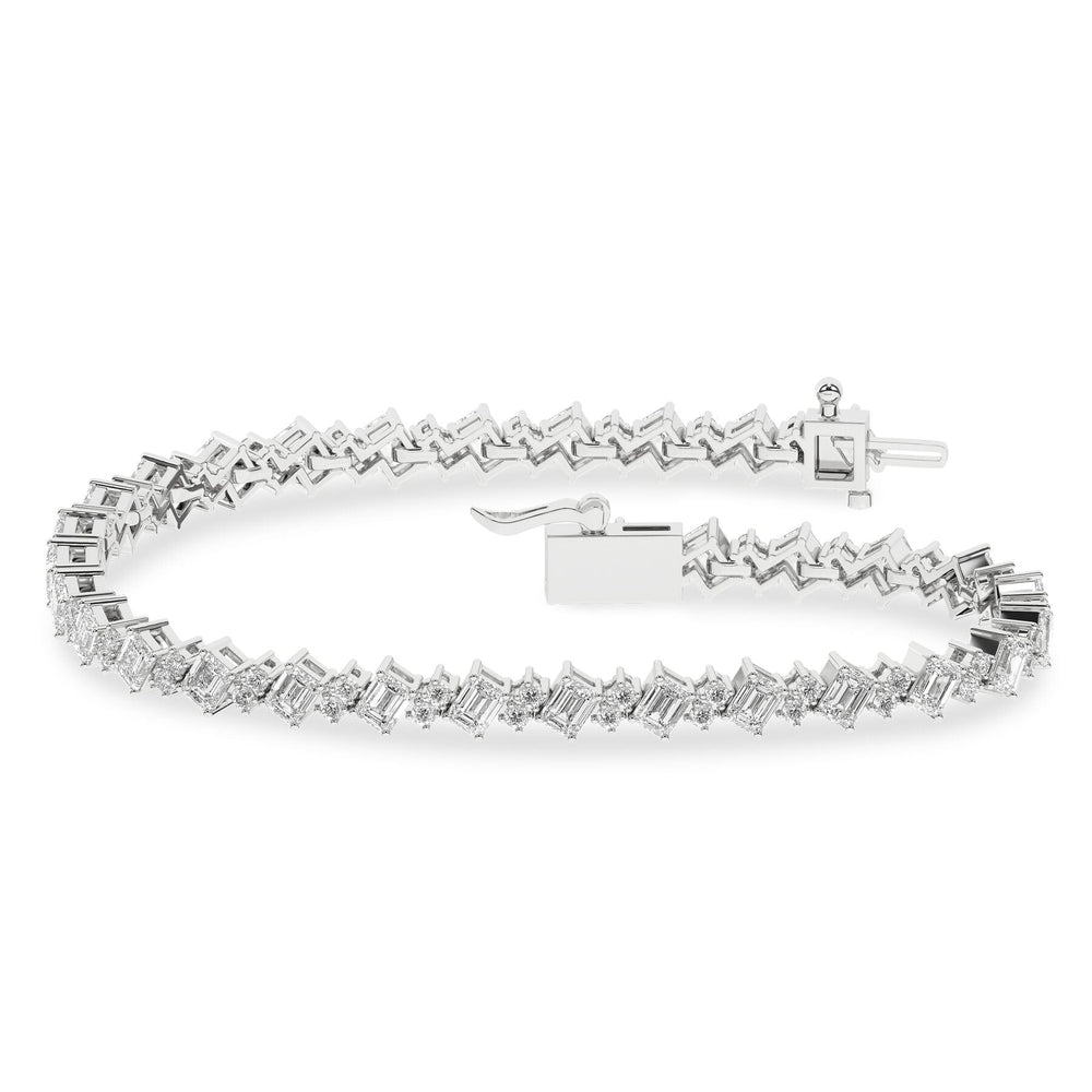 round diamond tennis bracelet