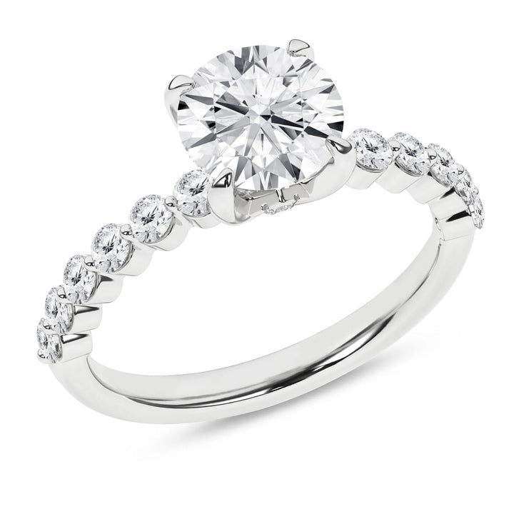 Classic Single Shared-Prong Engagement Ring (Round), Aurora CO