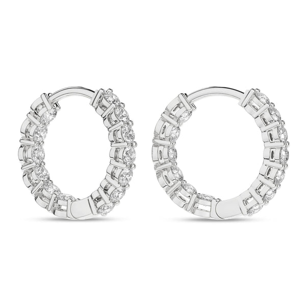 INSIDE OUT HUGGIES HOOP EARRINGS