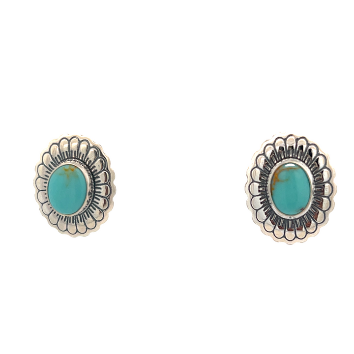 Turquoise Concho Studs