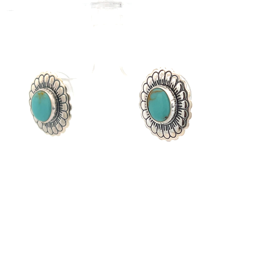 Turquoise Concho Studs