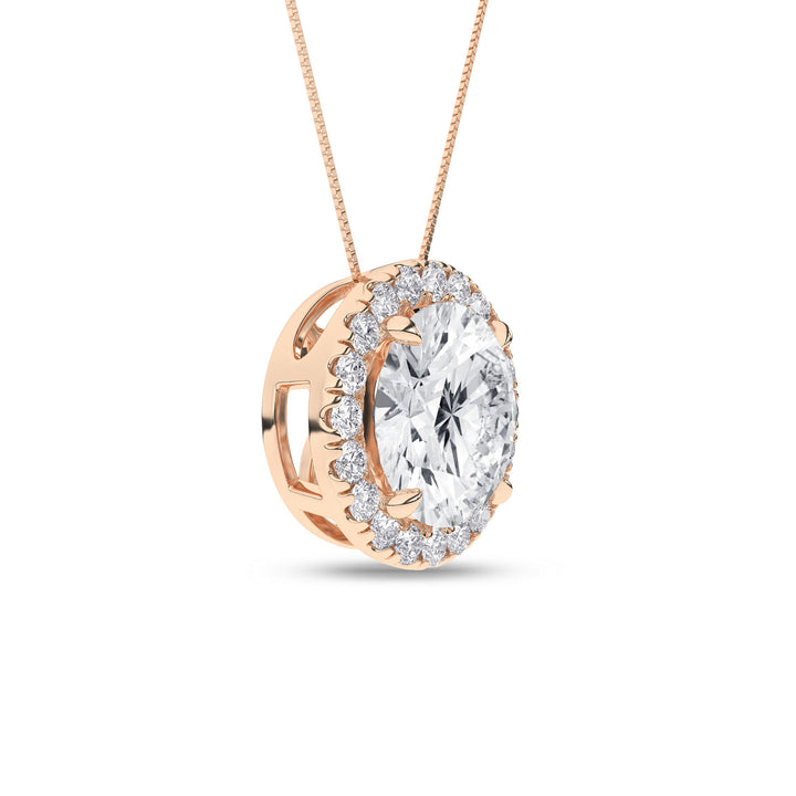 Diamond Pendant Halo