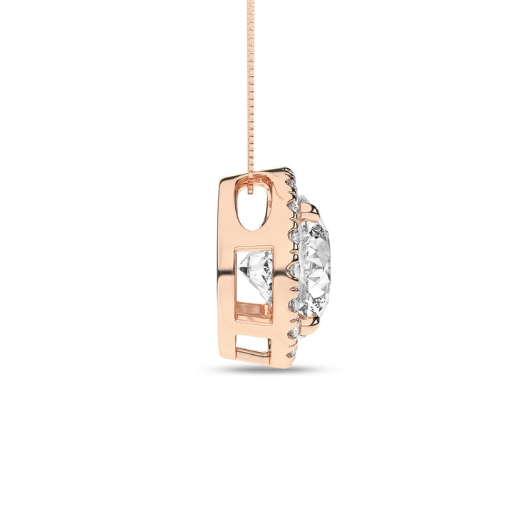 Diamond Pendant Halo