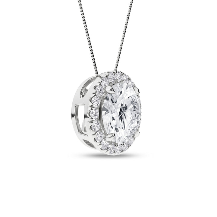 Diamond Pendant Halo