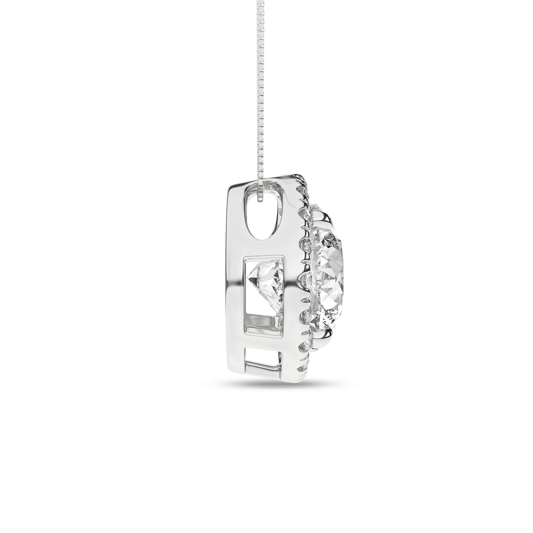 Diamond Pendant Halo