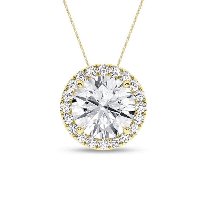 Diamond Pendant Halo