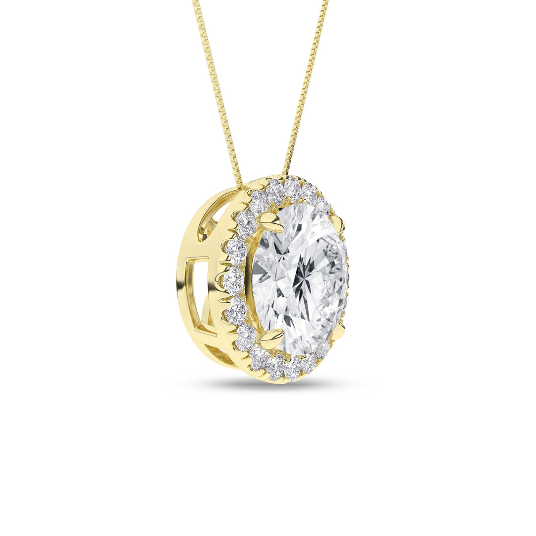 Diamond Pendant Halo