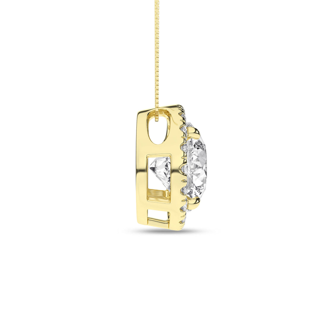 Diamond Pendant Halo