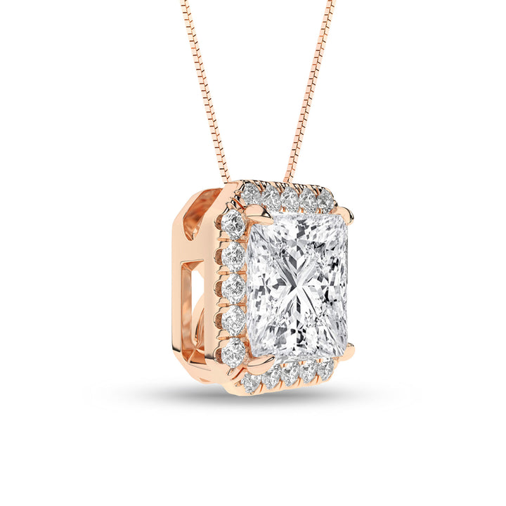 Diamond Halo Pendant