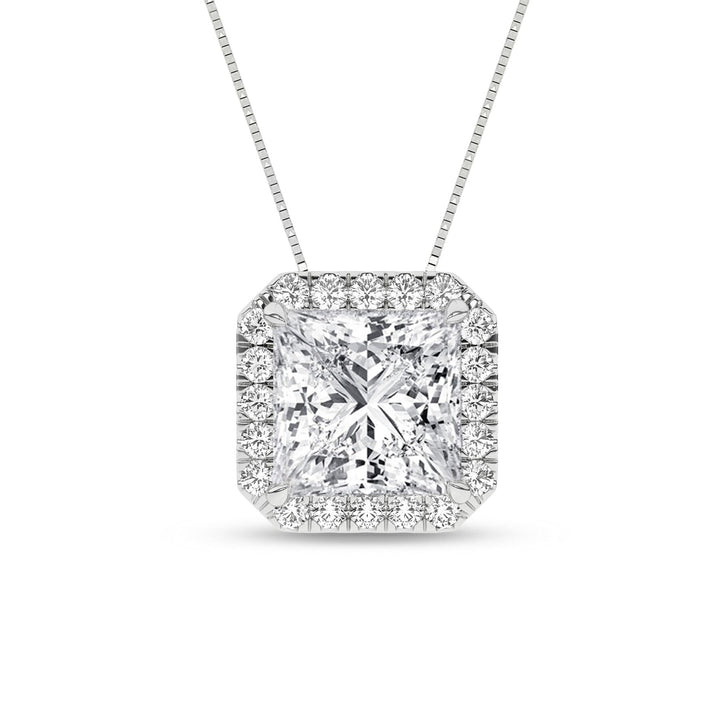 Diamond Halo Pendant