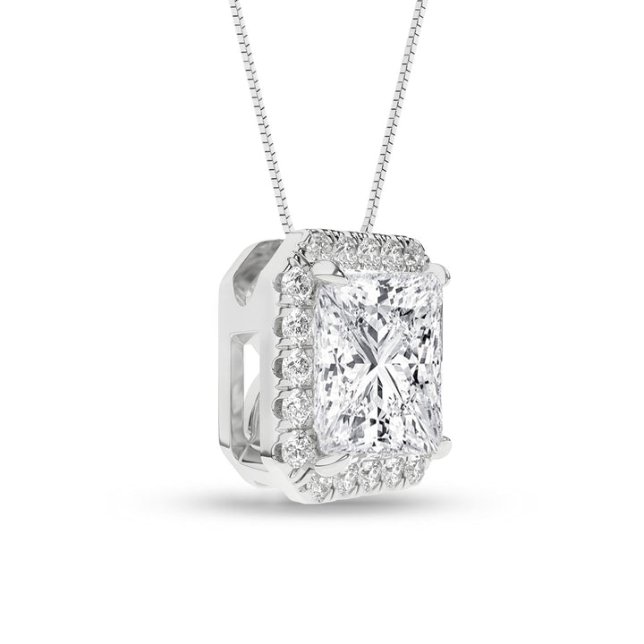 Diamond Halo Pendant