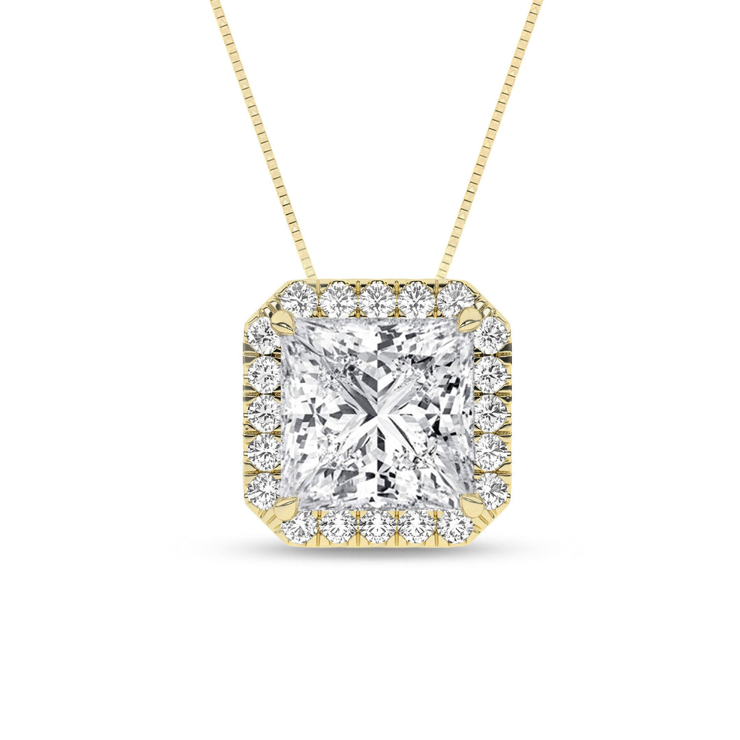 Diamond Halo Pendant