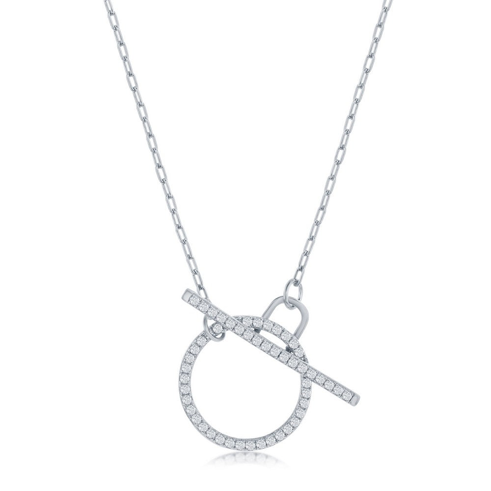 CIRCLE TOGGLE NECKLACE