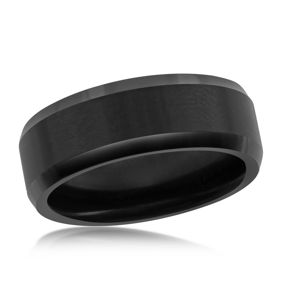 Black Tungsten Ring for Men