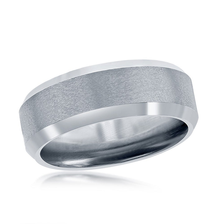 Silver Matte Ring