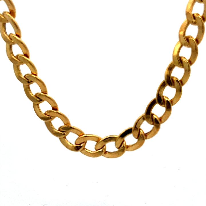 Gold Curb Chain - 10K Yellow Gold