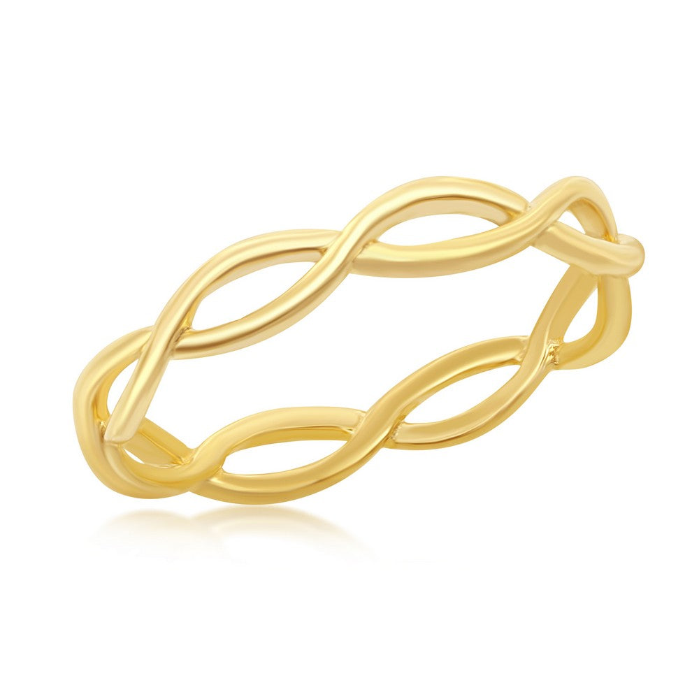Braid Ring - Gold Plated