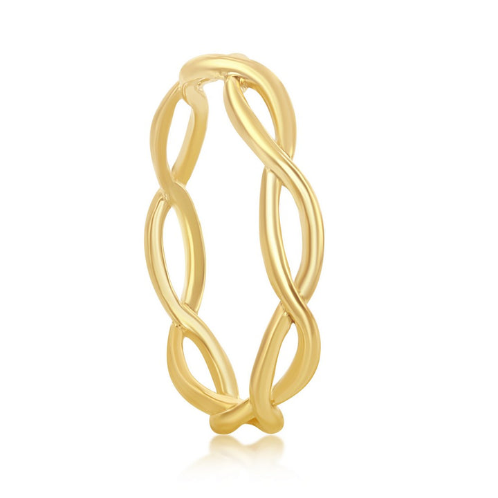 Braid Ring - Gold Plated