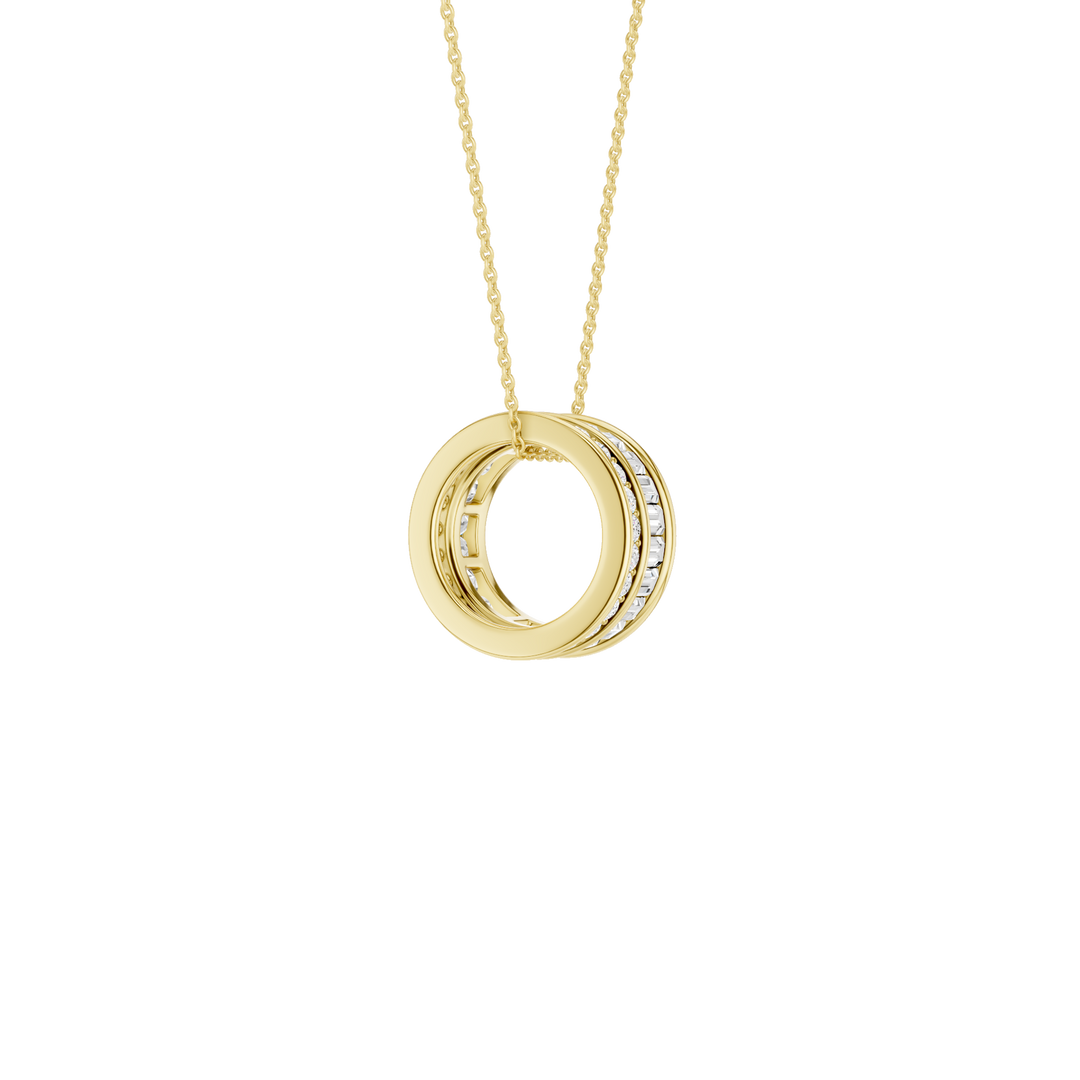 Baguette Bead Pendant (Round) in 14K Yellow Gold – Silvadi Jewelry Aurora CO