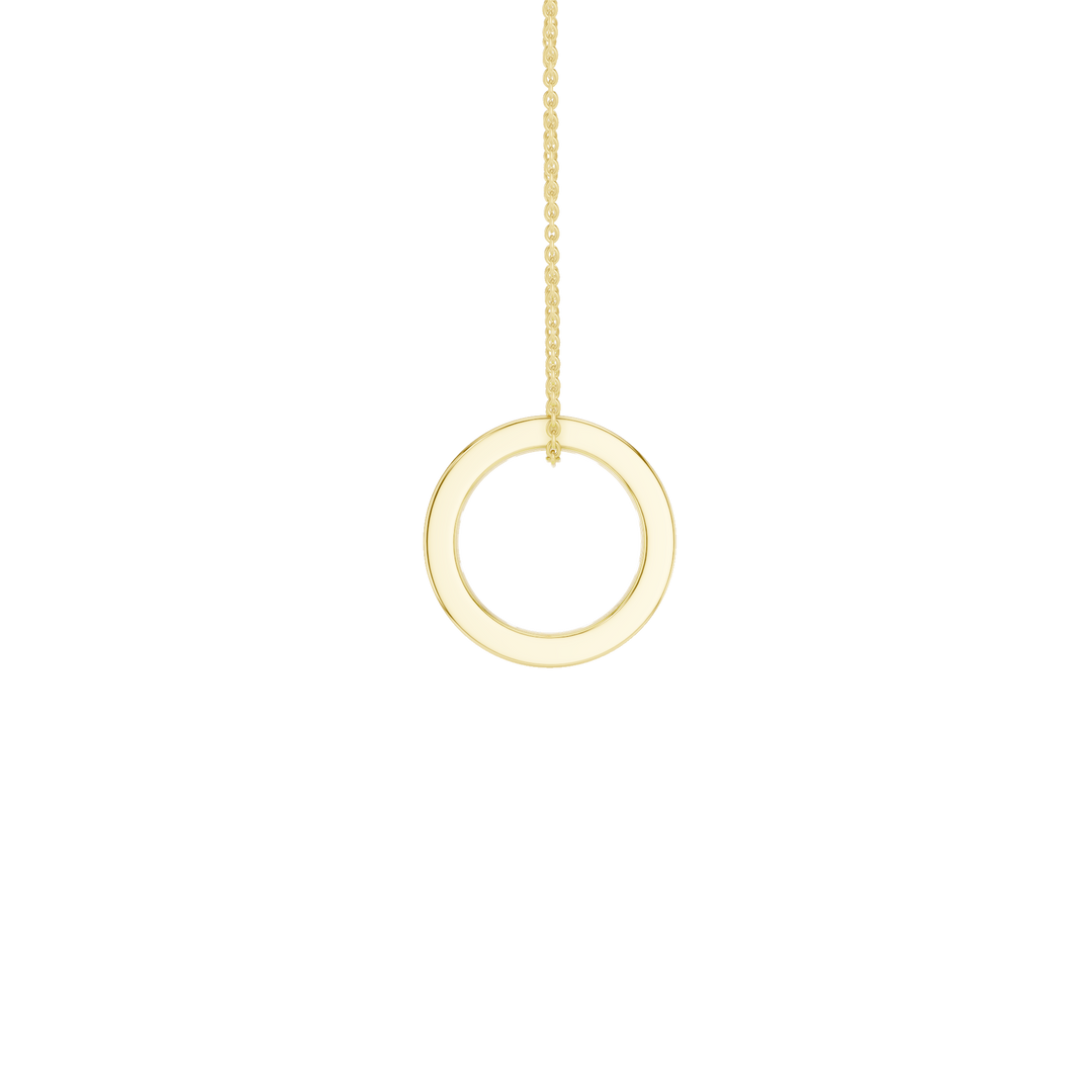 Baguette Bead Pendant (Round) in 14K Yellow Gold – Silvadi Jewelry Aurora CO
