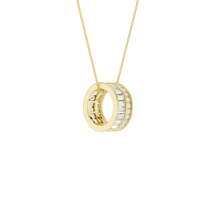 Baguette Bead Pendant (Round) in 14K Yellow Gold – Silvadi Jewelry Aurora CO