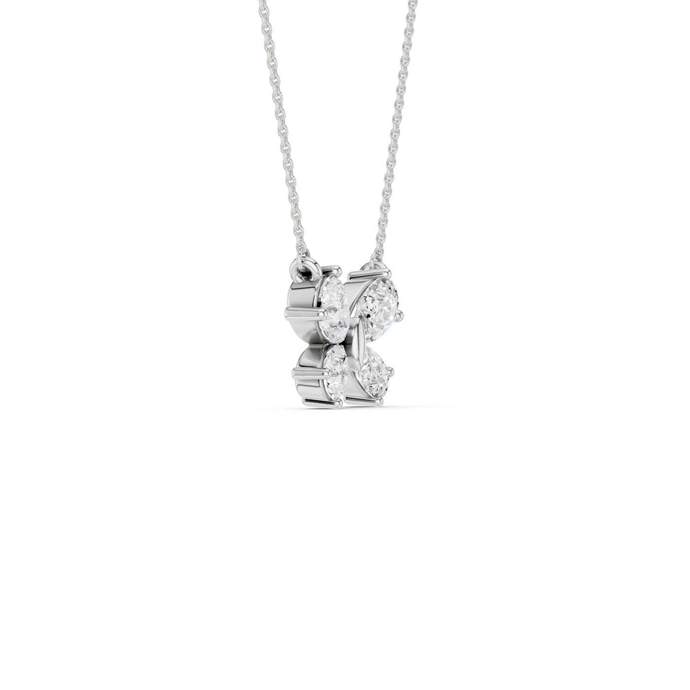 Butterfly Diamond Pendant (Pear) in 14K White Gold – Silvadi Jewelry Aurora CO