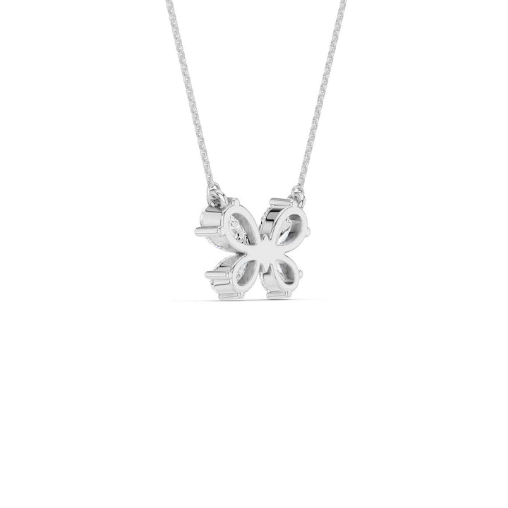Butterfly Diamond Pendant (Pear) in 14K White Gold – Silvadi Jewelry Aurora CO