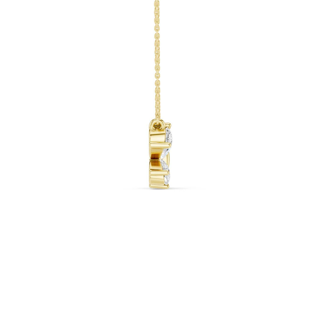Butterfly Diamond Pendant (Pear) in 14K Yellow Gold – Silvadi Jewelry Aurora CO