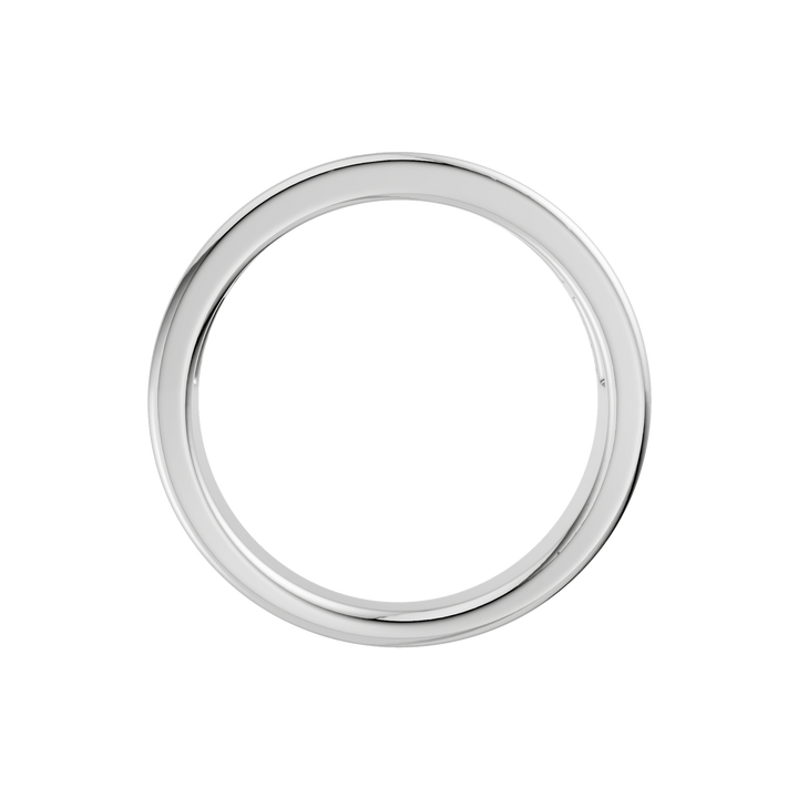 Channel Set Baguette Band with Pavé Row (Round, Baguette) in 14K White Gold – Silvadi Jewelry Aurora CO
