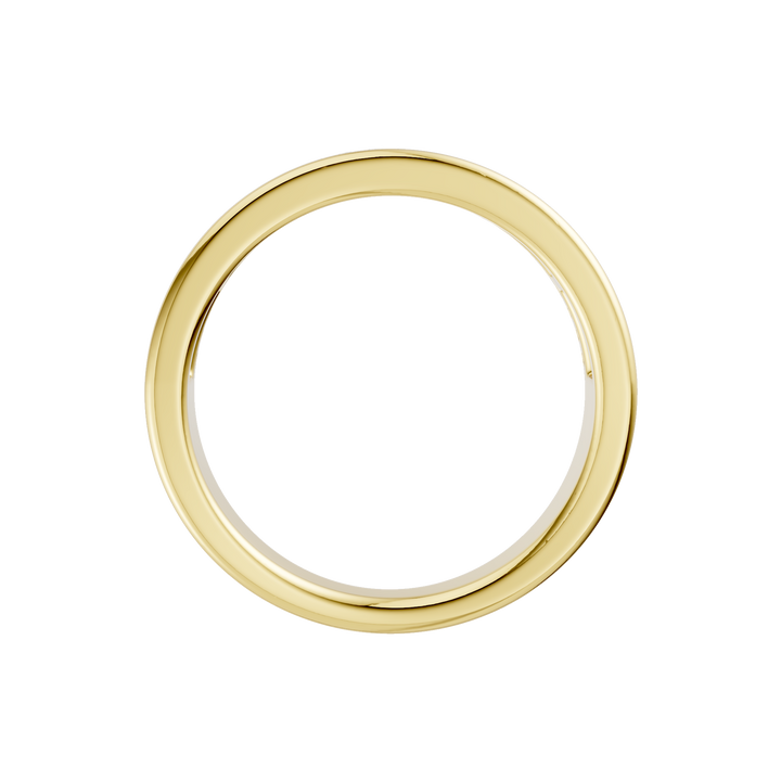 Channel Set Baguette Band with Pavé Row (Round, Baguette) in 14K Yellow Gold – Silvadi Jewelry Aurora CO
