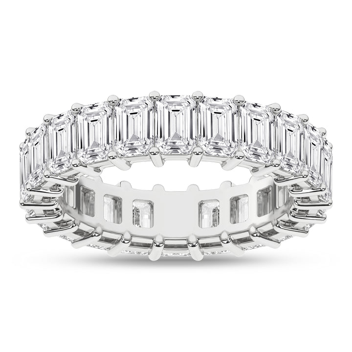Eternity Band (US5-Emerald) in 14K White Gold – Silvadi Jewelry Aurora CO
