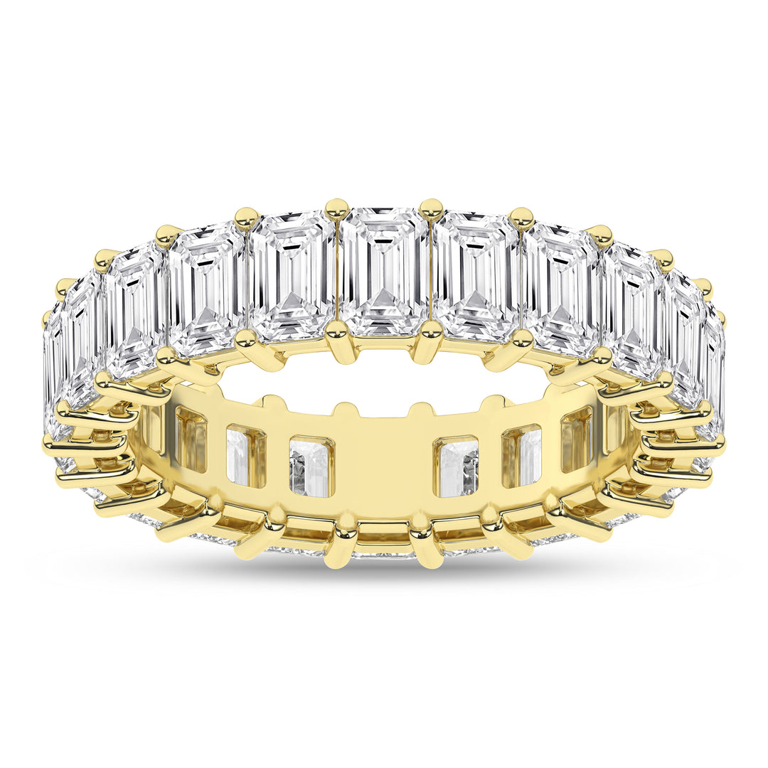 Eternity Band (US5-Emerald) in 14K Yellow Gold – Silvadi Jewelry Aurora CO