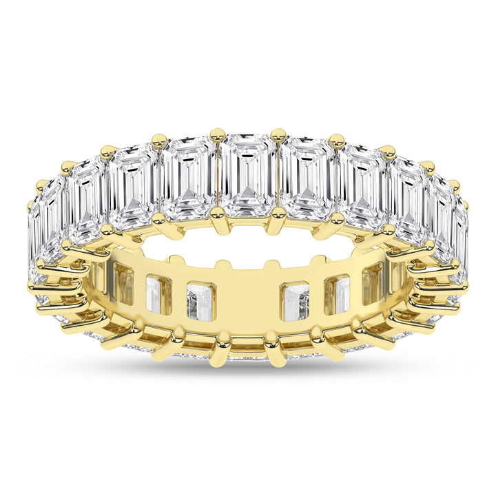 Eternity Band (US5-Emerald) in 14K Yellow Gold – Silvadi Jewelry Aurora CO